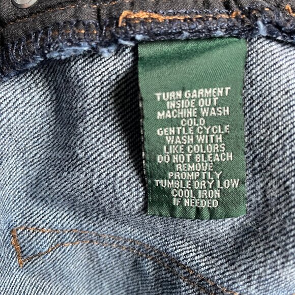 LRL Lauren Jeans Co 5 Pkt Modern Slim Size 8 Womens Dark Wash - Picture 12 of 12